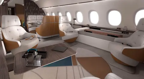 Falcon 10X Private Jet Charter, photograph 3