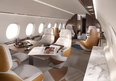Falcon 10X Private Jet Charter, photograph 6
