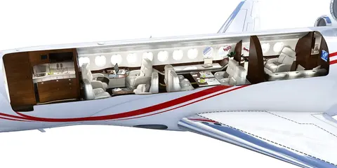 Falcon 900LX Private Jet Charter, photograph 6