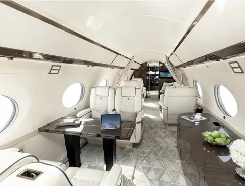 G650 Private Jet Charter, photograph 4