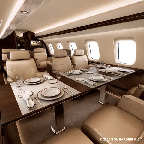 Global 7500 Private Jet Charter, photograph 6